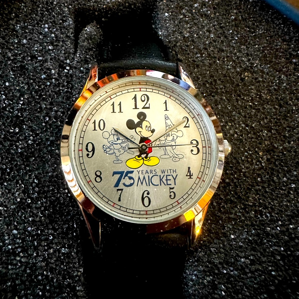 Black Mickey Mouse Women’s Watch